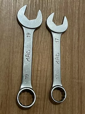 Mac Tools USA 19mm & 17mm Metric Short Stuby Combination Wrench CS219MM CS217MM • $34.99