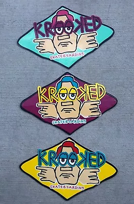 Krooked Skateboard Mark Gonzales Skate Deck Sticker 6   3 Colors Available • $3.95