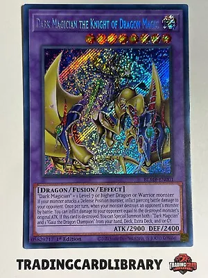 Yugioh - Dark Magician Knight Of Dragon Magic - BLMR-EN001 - 1st Ed - Near Mint • $4.76