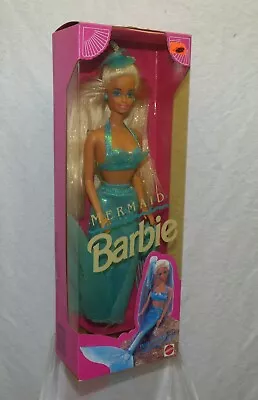 NIB Mermaid Barbie Doll # 1434 NRFB Mattel 1991 Color Changing Hair READ • $48