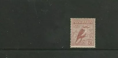 STAMPS  AUST  PRE DECIMAL 1932  6d  BROWN  KOOKA   MLH • $7.40