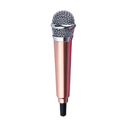 Mini Microphone Sensitive Aluminum Alloy 3.5mm Handheld Condenser Microphone  • $8.48