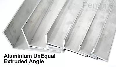 £4.10 • Buy UNEQUAL Extruded Aluminium Angle Bandsaw Cut From UK Trade Metal Supplier 