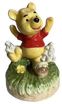 $25 • Buy Vintage Walt Disney Productions Japan Winnie The Pooh Musical Figurine Music Box