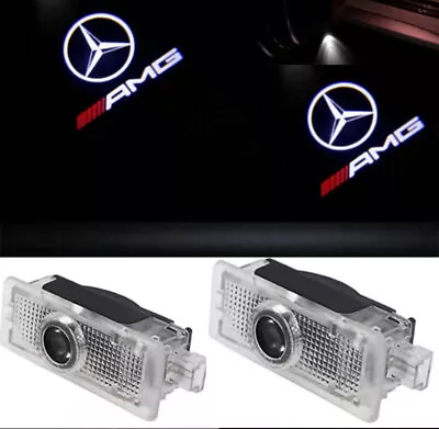 2Pcs For Mercedes-Benz CLS CLA LED Door Courtesy Shadow Projector Light HD AMG • $18.95