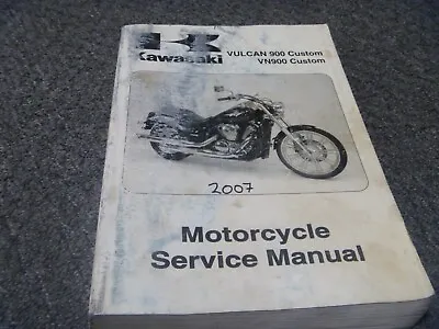 2007 Kawasaki VN900 Vulcan 900 Custom Motorcycle Shop Service Repair Manual • $209.30