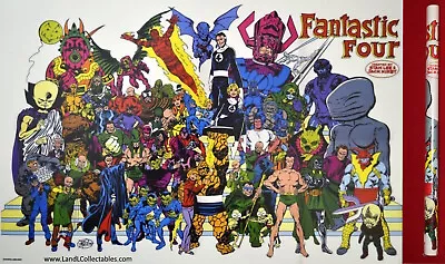 Marvel Super Heroes Poster #6 1984 Fantastic Four Jack Kirby John Byrne MIP • £55.45