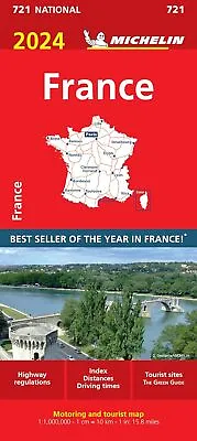 France 2024 - Michelin National Map 721: Map • £9.48