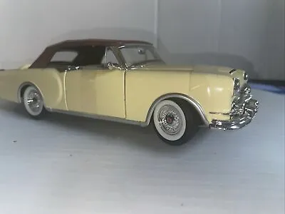 1953 PACKARD CARIBBEAN SOFT TOP CREAM 1/24 DIECAST CAR MODEL BY WELLY  Read • $19.99