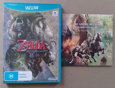 The Legend Of Zelda Twilight Princess HD Wii U Game & Sound Selection C • $175