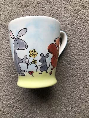 Whittard Easter Handpainted Rabbit Mouse & Squirrel Small Ceramic Mug • £0.99