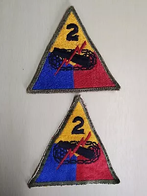 £30 • Buy American Army WW2 2nd Armoured Division Patches