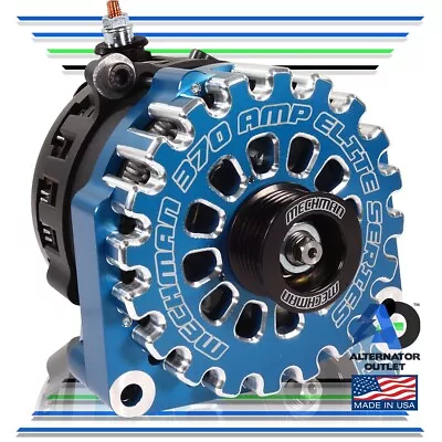 Mechman 370 Amp RVC Bypass High Output Alternator 2014+ Chevrolet GMC Cadillac • $629