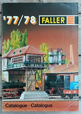 Faller Catalogue '77/78 Model Railways English Nederlands Français 1977 1978 • £9.25