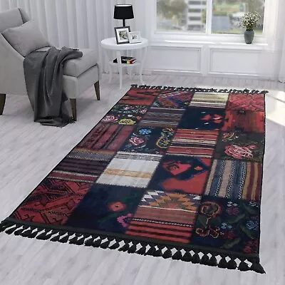 Versatile Bamboo Silk Rug Machine Washable Non-Slip Rug: HIDDEN GARDEN • £139