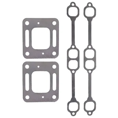 Exhaust Manifold Gasket For Mercruiser 5.0 5.7 350 Mag Riser Block V8 Elbow Kit • $11.99