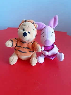 Disney Mcdonalds 1998/2000 Vintage Winnie The Pooh And Piglet  HAPPY MEAL TOYS • £3