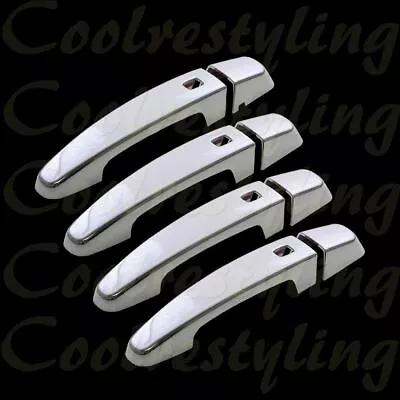 For 16-17 Chevrolet Malibu Chrome Door Handle Covers With 4 Smart Keyhole • $24.66