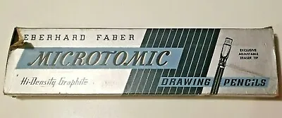 Eberhard Faber Microtomic 603-4H Box Of 12 Black Band Gold Ferrule Pencils  • $299.95