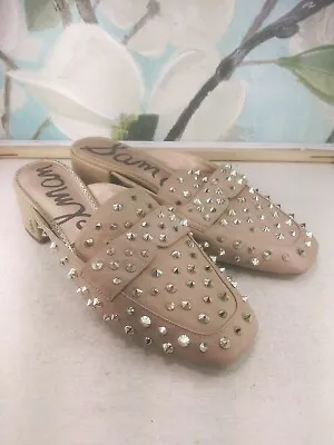 Sam Edelman Women's Shoes Sandals Mule Beige Gold Size 10. SKU#09255 • $63.75