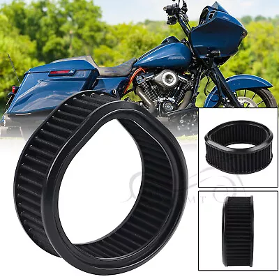 Black Teardrop Air Cleaner Air Filter For Harley Softail Road King S&S Super E/G • $14.23