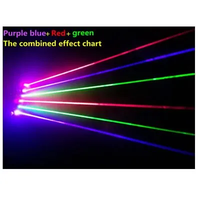 Purple +Blue +Red +Green 4 Color Laser Gloves Performance Show Disco Party Stage • $40.48