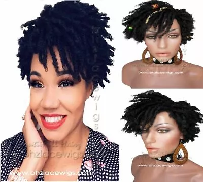 Zafira Kinky Twist Out Faux Locs Natural Hair Curly 4c Hair Marley Twist Bantu • $69.99