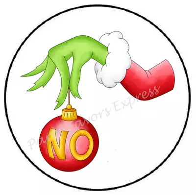 Christmas Villain No Ornament Envelope Seals Labels Stickers Party Favors • $4.49