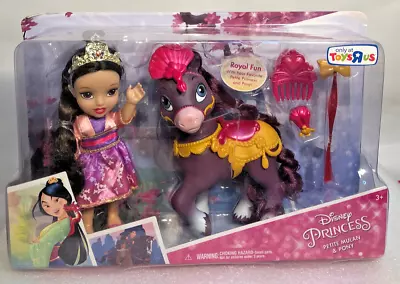 Jakks Pacific Disney Princess Petite Mulan & Pony Toys R Us Exclusive Set New • $99.99