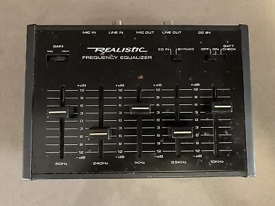 Vintage Realistic 32-1115 Frequency Equalizer 5 Band Mono EQ • $95