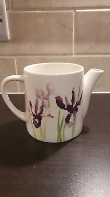 Marks And Spencer Flower Shop Teapot Plant Pot Mug Painted Iris   • £4.95