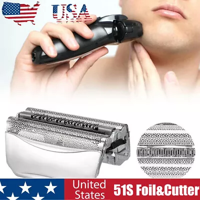 Shaver Head Foil & Cutter For Braun Series 5 51B 51S 8985 8995 8000 Series Razor • $19.52