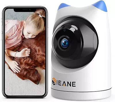 SIEANE 5G Security Pet Camera Wireless WiFi Monitor Camera With Phone App For H • $44.99