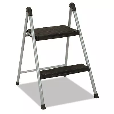 Cosco Folding Step Stool 2-Step 200lb 16 9/10  Working Height Platinum/Black • $45.45