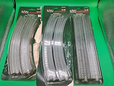 Kato Unitrack N Gauge 20-510 20-520 20-400 Single Track Straight Curved Viaduct • £9.50