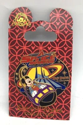 Disney 3D Pin Magic Kingdom Space Mountain Mickey Mouse Rocket Ship New 2006? • $33