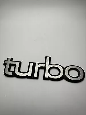 Vintage SAAB TURBO Rear Deck Emblem OEM • $17.99