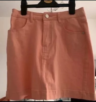 Pink Denim Skirt Missguided • £4.50