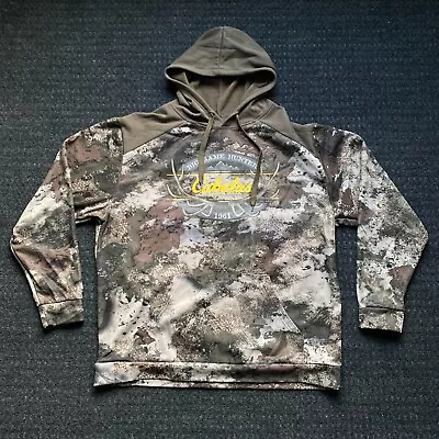 Cabela’s Big Game Hunter O2 Octane Camo Camouflage Hoodie Sweater Mens XL • $19.99