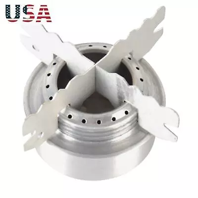 New Outdoor Portable Camping Mini Alcohol Stove Cooking Burner With Cross Stand • $13.59