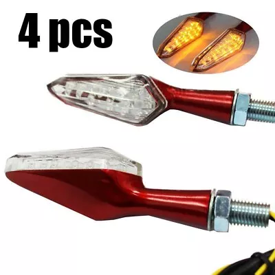 $17.17 • Buy 4x Universal LED Indicators Motorcycle Fit Suzuki GSR 750 / GSXR Streetfighter  