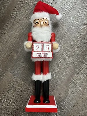 Target Wondershop Nutcracker Santa Countdown To Christmas Collectible New • $24.95