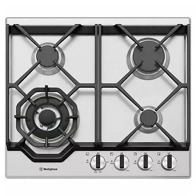 Westinghouse 60cm 4 Burner Gas Cooktop WHG648SC • $779