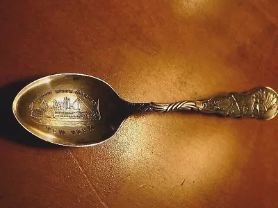 Sterling Silver Spoon Hudson River Steamer New York W/Native American • $19.95