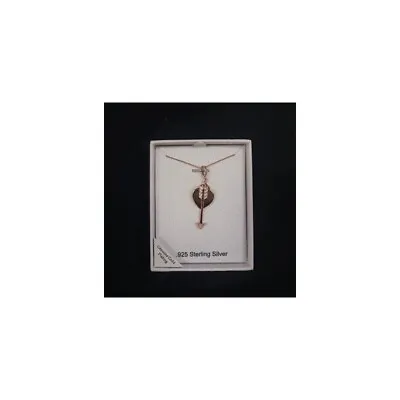 Things Remembered Sterling Silver Rose Gold Arrow Necklace • $24.99