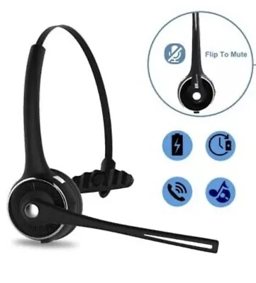 Wireless Headset Truck Driver Noise Cancelling Bluetooth Over-Head Headphones • $17.99