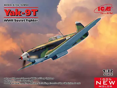 ICM 32090 WWII Soviet Fighter Yak-9T 1/32 • $45.07