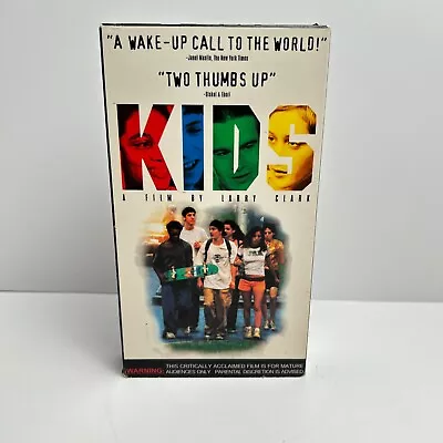 Kids (VHS 1995) Vidmark Larry Clark Chloe Sevigny Teen Cult Classic - Tested • $29.95