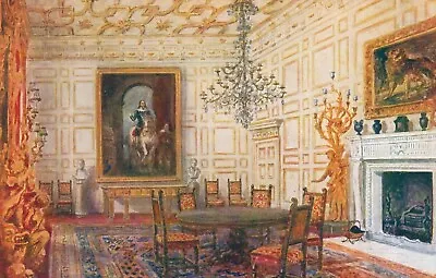 Great Dining Room Warwick Castle By W W Quatremain (J Salmon No. 842) 1920s • £3.49