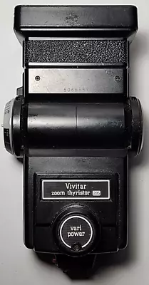 Vivitar Zoom Thyristor 285 Flash-No Power Cable-Untested • $7.99